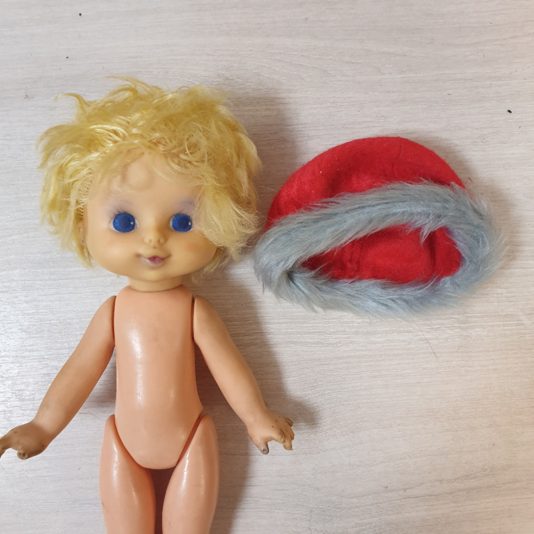 Детская кукла, пластик, СССР. Картинка 2